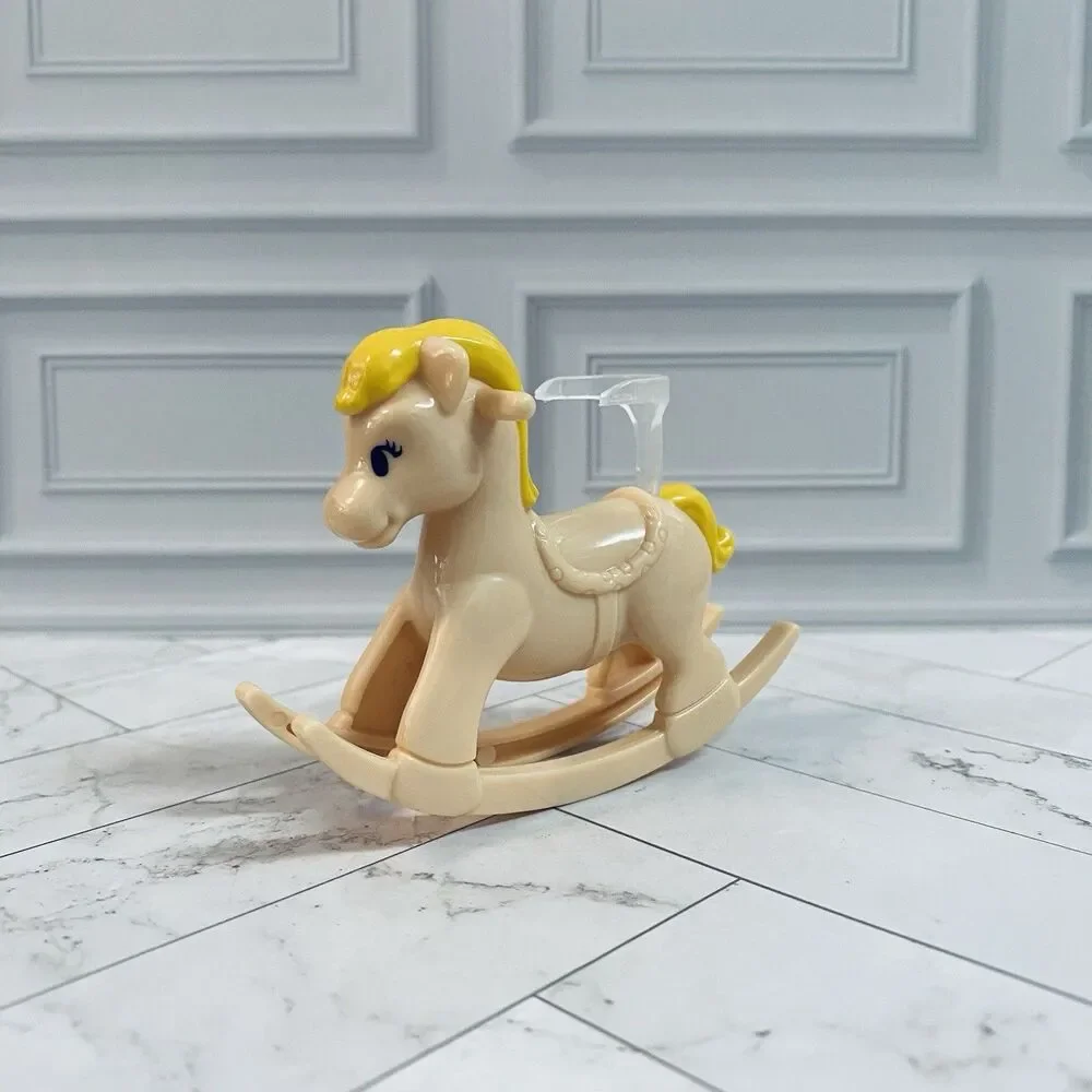 Vintage Barbie Nursery School Rocking Horse Plastic Dollhouse Nursery